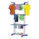 thumbnail image 1 of Tendedero Ropa Colgador Perchero Plegable 3 Niveles Azul/ Blanco, 1 of 7