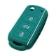 thumbnail image 4 of Protector De La Chaqueta De La Cubierta De La Llave Del Control Remoto Del Coche De Silicona Para Golf VW Sagitar Polo Verde Oscuro, 4 of 5