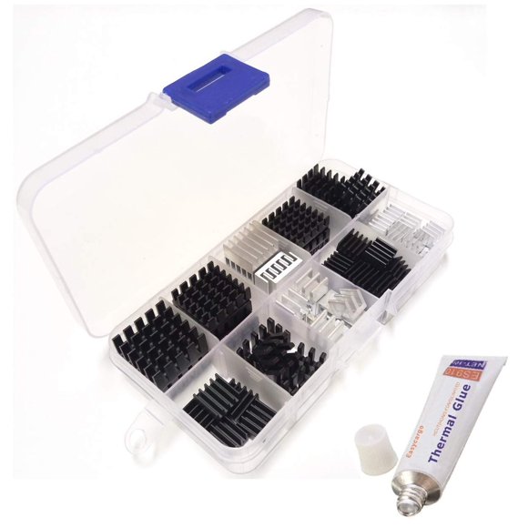 Kit de Disipadores de Calor Easycargo 100 piezas para Enfriamiento Electrónico