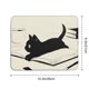 thumbnail image 3 of Alfombrilla de ratón XSXXSC 26x21 cm Gato negro Kawaii Anime, 3 of 6