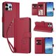 thumbnail image 2 of Funda Cartera Trébol para iPhone 12 Pro Max con Ranuras Tarjetas y Carga Inalámbrica Rojo, 2 of 6