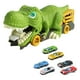 thumbnail image 4 of Camión Transportador De Dinosaurios Para Almacenamiento, Divertido, Con Minicoches Para Bebés, Juguetes De Regalo, 6 Coches Pequeños, 4 of 5