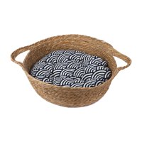 Ioensy - Cama Redonda Tejida Para Mascotas, Manta Cálida, Gatito, Gatos, Condominio, Gatito, Perro Pequeño, Casa Para Gatos, Diámetro De 47Cm De Altura, 15Cm