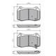 thumbnail image 2 of Pastillas Freno para auto ALLIED NIPPON ADB31258, 2 of 3