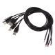 thumbnail image 2 of 5pcs diy usb 2.0 un enchufe macho 2 pin 2 cable conector de cable de carga de energía 100cm, 2 of 3