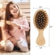 thumbnail image 3 of Juego de cepillo y peine de paleta de bambú para el cabello, natural, ecológico, sin madera, reduce el frizz y masajea el cuero cabelludo fino, largo y rizado, para mujeres, hombres y niños., 3 of 7