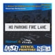 thumbnail image 1 of Plantilla ProStore NO ESTACIONAR CARRIL DE EMERGENCIA 122x10 cm de grado profesional, 1 of 3