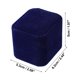 thumbnail image 4 of Caja de anillos de lujo Unique Bargains Caja de exhibición de joyas para compromiso Caja decorativa desechable de gamuza azul, 4 of 7