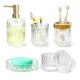 thumbnail image 1 of Juego de accesorios de baño Lamarriti Glass, 5 piezas, transparente, 1 of 8