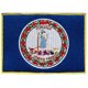 thumbnail image 1 of Parche bordado Cypress Collectibles Bandera de Virginia (9 × 6 cm) con aplicación por plancha, 1 of 1