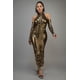 thumbnail image 4 of Vestido Fruncido Metalizado con Mangas, 4 of 5