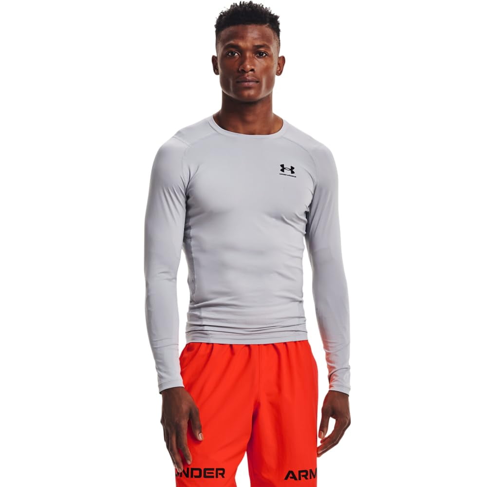 Camiseta Under Armour Armour Heatgear Compression Para Hombre, Color Gris