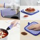 thumbnail image 4 of Conjuntos de Guantes de Horno y Soportes para Ollas REGALWOVEN 2 Piezas, Guantes de Cocina Resistentes al Calor y Soportes para Ollas para Cocina Azul 10.6x7.1 pulgadas, 4 of 7