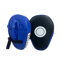 Magideal - Almohadilla De Boxeo Con Objetivo De Mano, Accesorios De Almohadilla De Boxeo, Almohadilla De Mano De Entrenamiento, Guantes De Boxeo Para Práctica De Azul Negro 2 Piezas