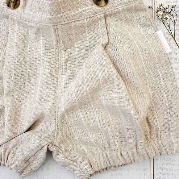 Short Bombacho Pau Beige - Talla 3/6 MESES