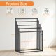 thumbnail image 4 of Porta toallas Honiter de 5 niveles, ancho, autoportante, negro, 4 of 8