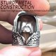 thumbnail image 5 of Dedal Roioiow de metal, tamaño mediano, paquete de 2, color plata, 5 of 6
