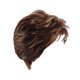 thumbnail image 2 of Moda Mujer Sintético Natural Pelo Rizado Corto Flequillo Pelucas Mezcla Marrón, 2 of 3