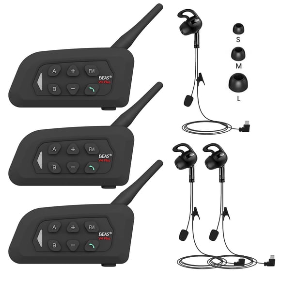 Auriculares para árbitros GaiRen V4 Plus Bluetooth 5.1 a prueba de agua IP65