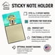 thumbnail image 3 of Dispensador recargable con soporte para notas adhesivas Weimaraner Hippie Dawg, 3 of 7