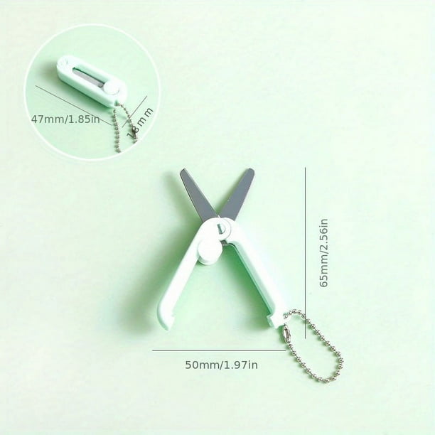 1pc Creative & Portable Mini Scissors - Perfect for Home Traveling Crafts & Safe Art Supplies!