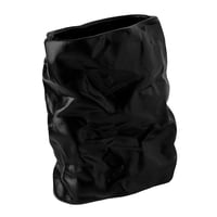 Bothyi - Florero De Cerámica De Estilo Nórdico Arte Moderno Para La Decoración Del Escritorio Del Hogar Negro 17.5Cmx20.5Cm