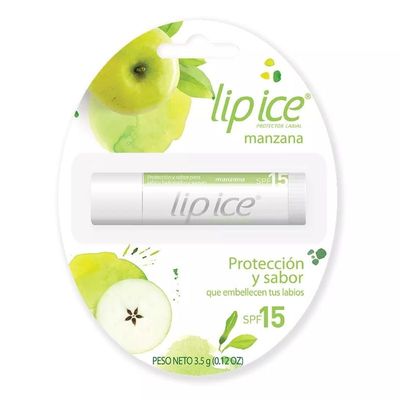 Protector Labial Manzana Spf15 Lip Ice 3,5 g Mentholatum
