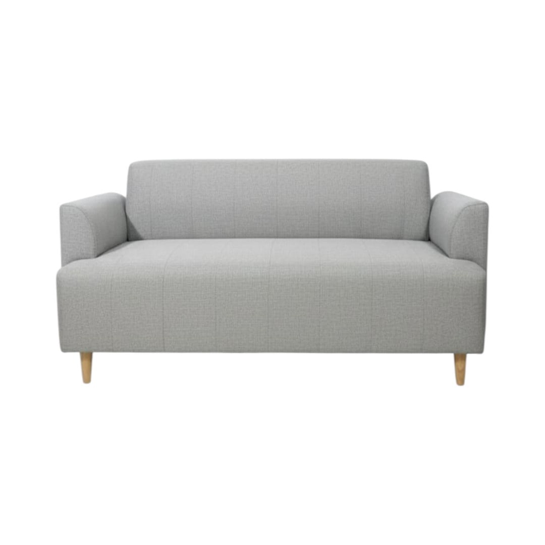 Diseños Valestrini - Sofa Irlanda Dos Cuerpos Lino Gris Claro