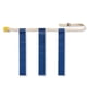 thumbnail image 1 of Cinturones de fútbol con bandera de triple amenaza, azules, pequeños (cada uno), 1 of 2