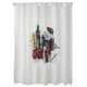 thumbnail image 1 of Cortina para Baño Estampada London Big Ben con Forro 2 Piezas, 1 of 4