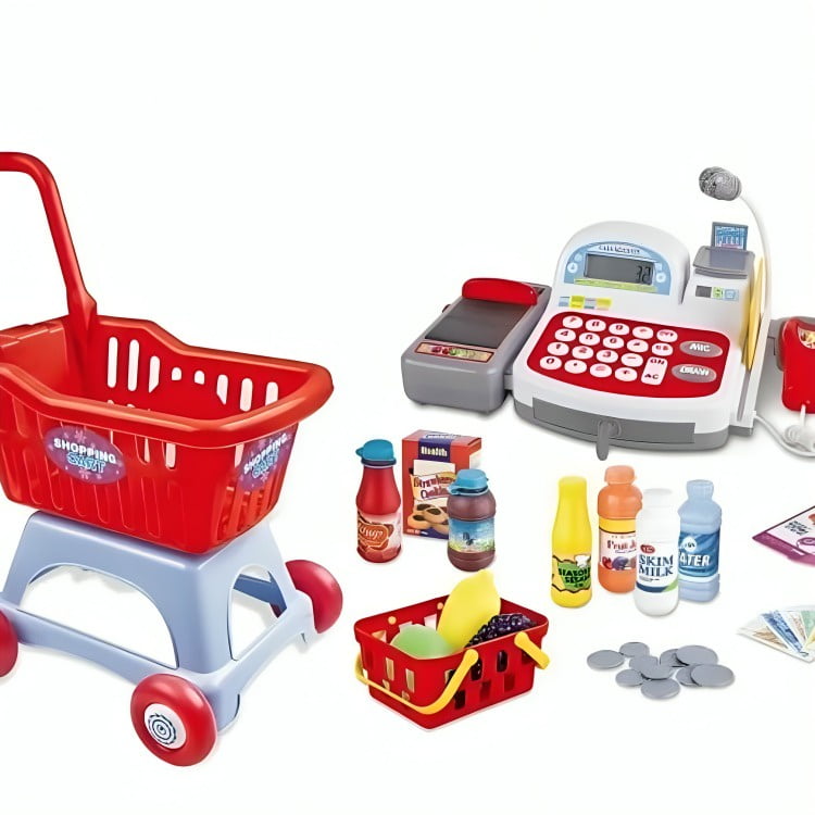 Set De Caja Registradora Y Carro De Supermercado GrandeGENERICA Lider.cl