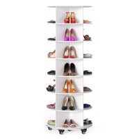 Organizador Giratorio Spaceaid De 7 Niveles, Blanco