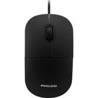 Genérico - Mouse Óptico Philco Alámbrico Usb Negro
