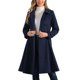 thumbnail image 1 of INSPIRE CHIC Abrigo de Invierno Vintage Sólido de Línea A con Doble Botonadura y Cuello para Mujer L Azul Oscuro, 1 of 6