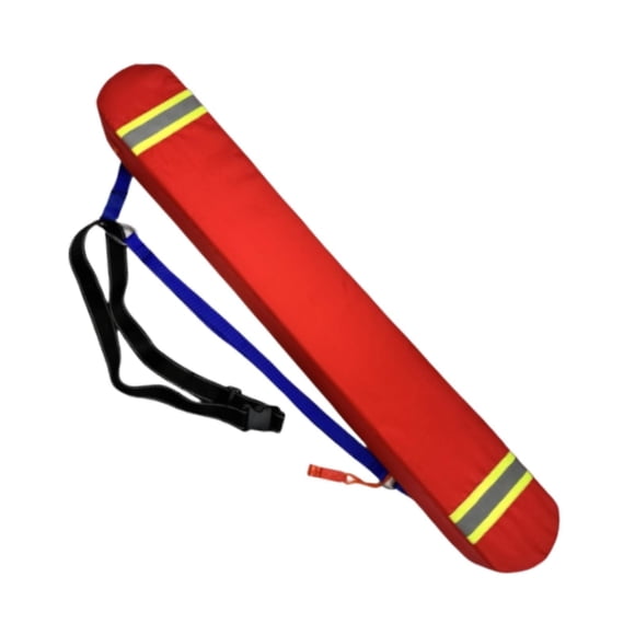 Tubo de rescate para salvavidas Equipo de rescate acuático portátil Equipo de rescate Flotador de natación rojo