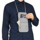 thumbnail image 4 of Funda para el cuello Travelon con bloqueo RFID, ropa interior gris, 4 of 5