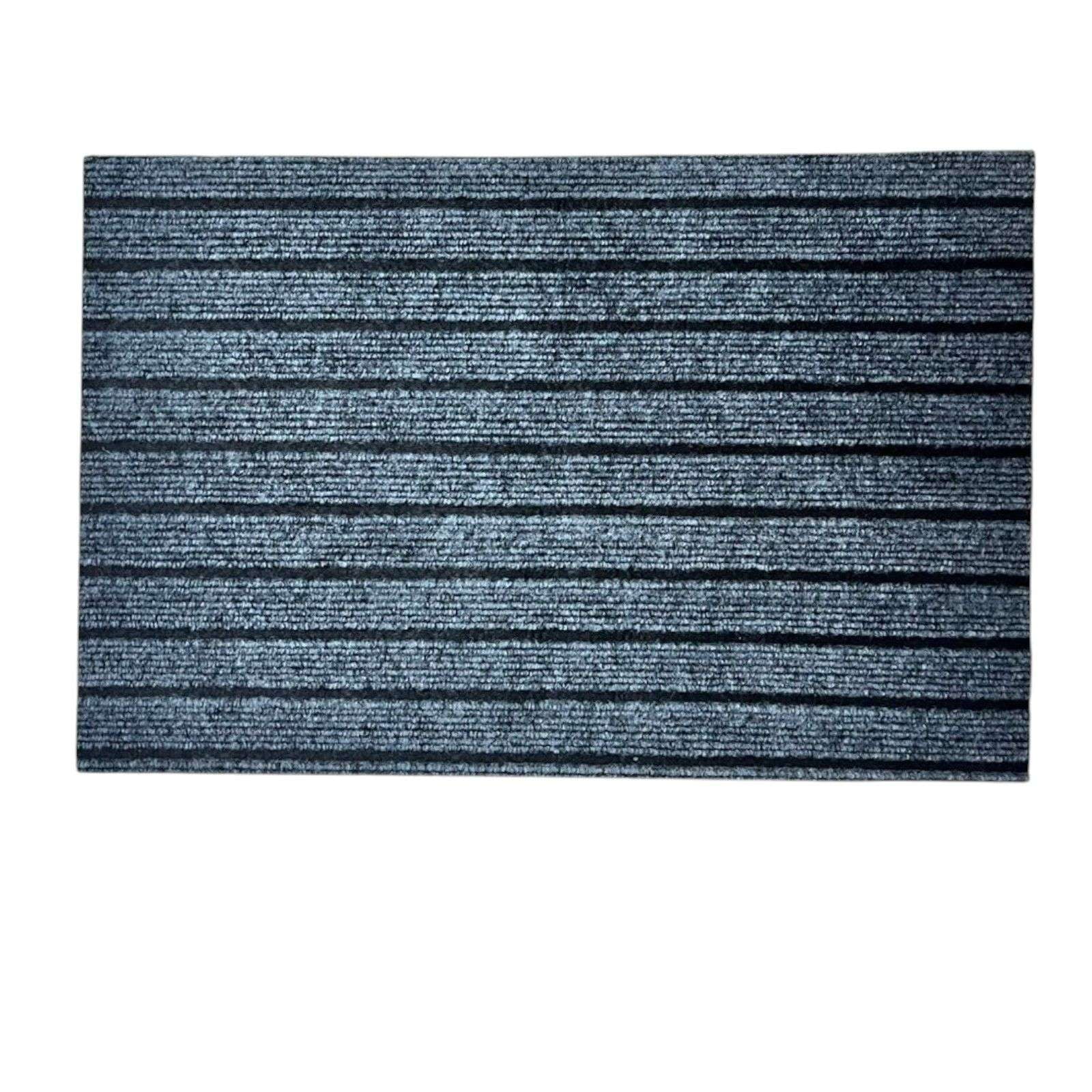 Oem - Alfombra De Entrada Hogar Limpiapiés Diseño Linea 58x38cm 1