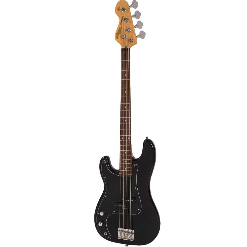 Bajo Eléctrico 4 Cuerdas Con Pastilla Split Coil Vintage Lh-v40 Blk