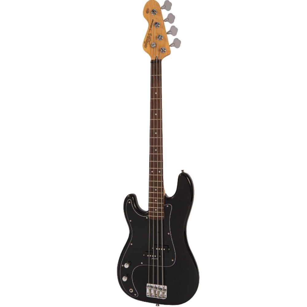 Bajo Eléctrico 4 Cuerdas Con Pastilla Split Coil Vintage Lh-V40 Blk