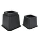 thumbnail image 4 of patas de sofá negras mate antideslizantes de plástico PP de alta calidad, accesorios para muebles de gabinete, 4 of 8
