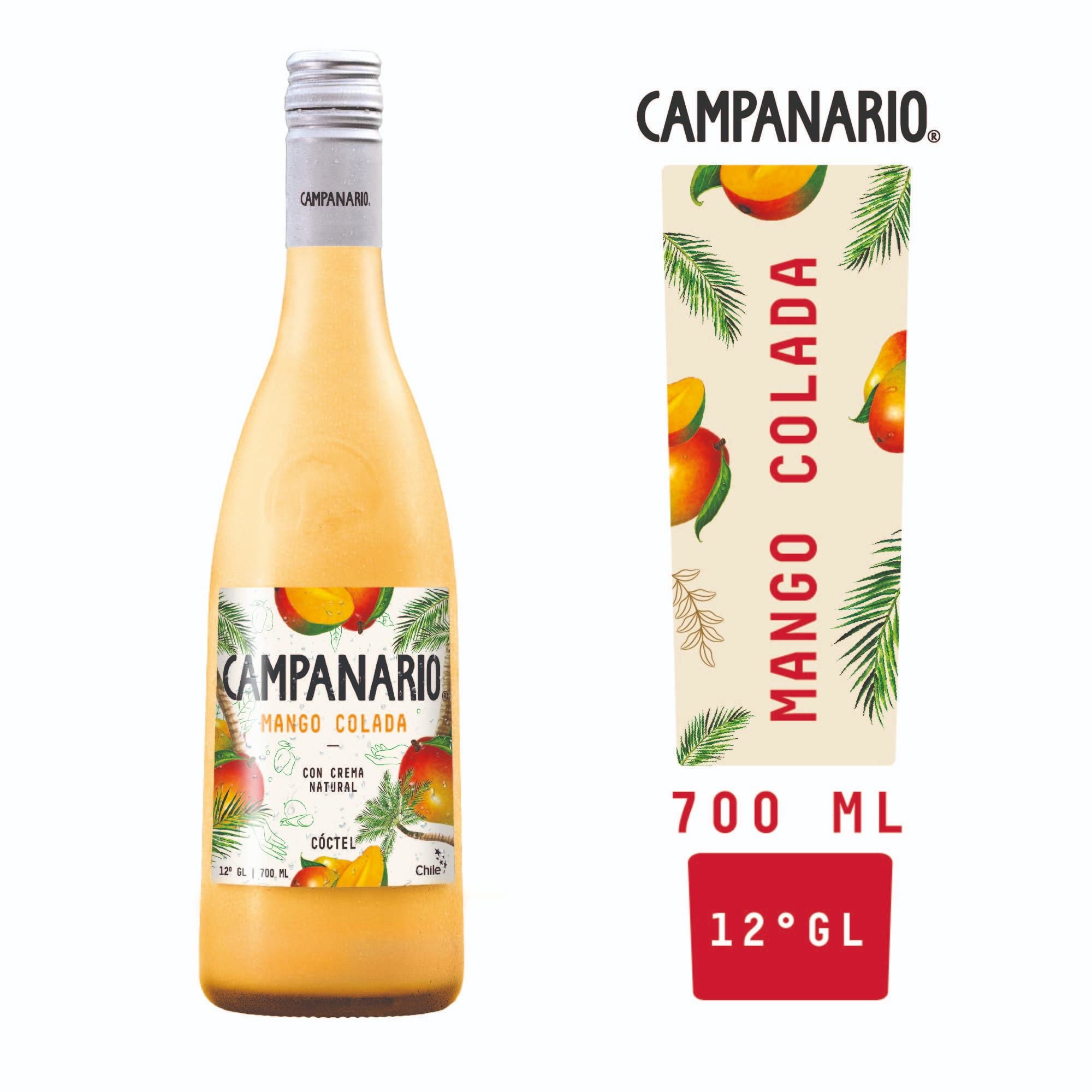 Cóctel De Mango Colada Botella 700 cc Campanario