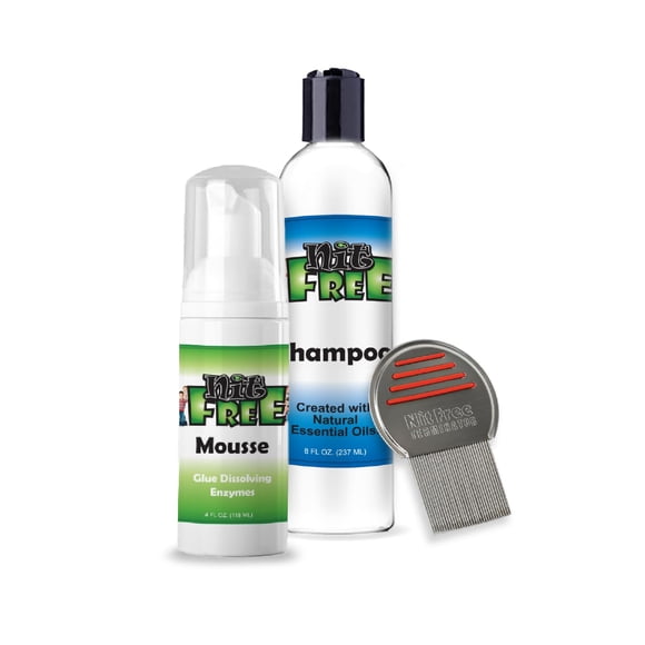 Kit Antipiojos Nit Free Terminator 118 ml Mousse 237 ml Champú