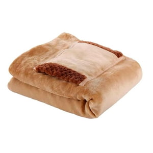 Global Latin Group - Manta Térmica Eléctrica Usb Con Sherpa 80X60 Marron 28