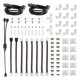 thumbnail image 2 of Conectores LED 95x Para Accesorios De Luces De Tira 5050 RGB Sin Soldadura 10 Mm, 2 of 3
