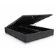 thumbnail image 3 of Base Cama Baúl 2 Plazas FELPA Gris Plomo LORE | Diseño Premium + Gran Almacenaje, 3 of 4