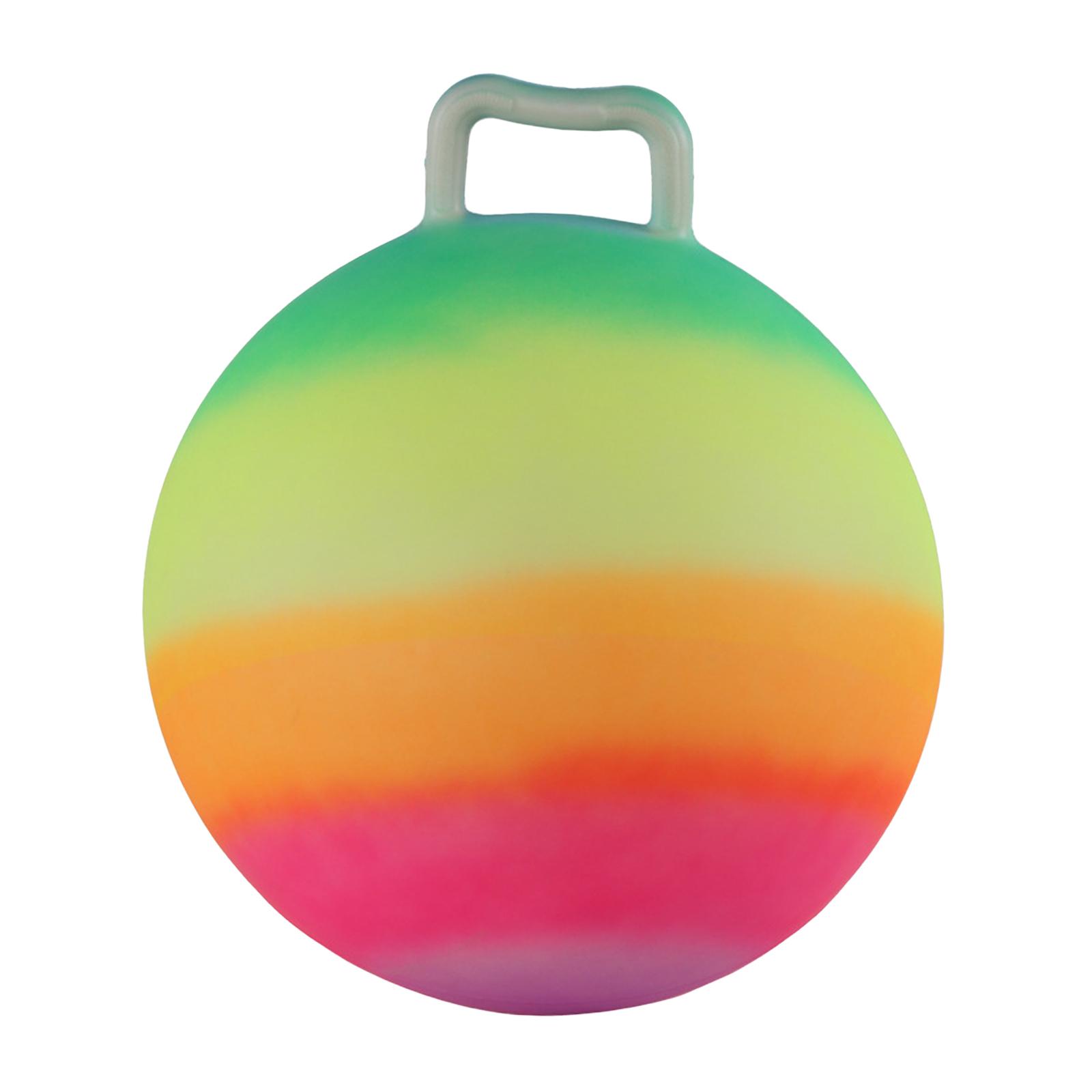 Bothyi - Pelota De Salto, Juego De Patio Al Aire Libre, Pelota De Ejercicio De 18 Pulgadas, Pelota Animosa Para Niños Y Niñas Con Mango