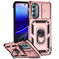 Estuche Gangxun Para Motorola Moto G Stylus 5G 2022, Soporte Giratorio 360°, Estilo Mecánico Y Magnético