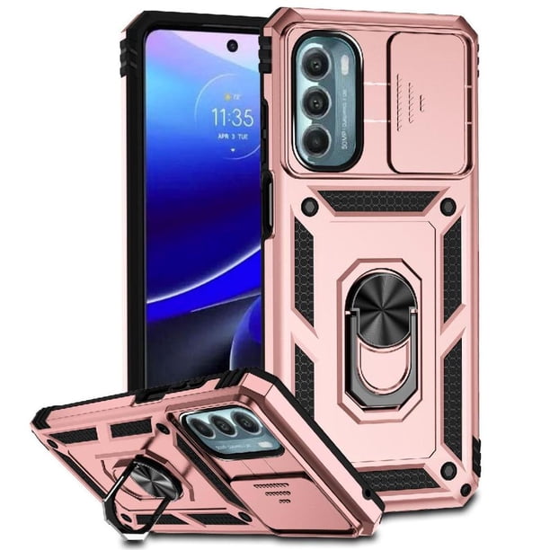 Estuche GANGXUN para Motorola Moto G Stylus 5G 2022, soporte giratorio 360°, estilo mecánico y magnético