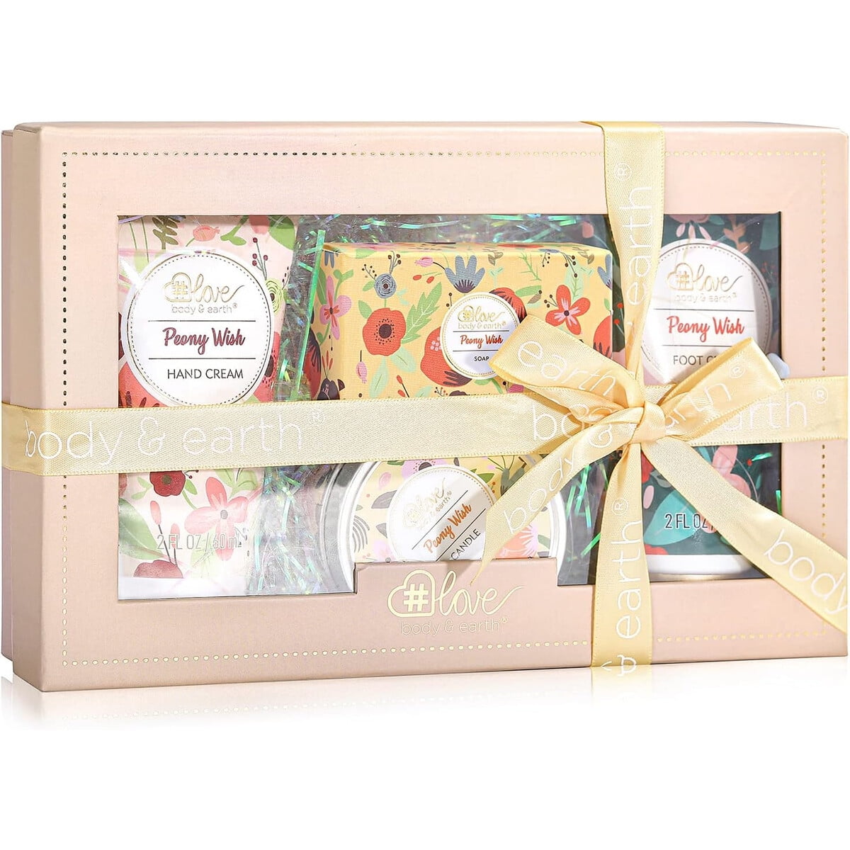 Body & Earth - Set Regalo Body Earth Peony Wish 4 Piezas