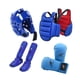 thumbnail image 5 of 4 Piezas Equipo De Karate Sparring Con Guantes De Boxeo Acolchados Protector De Cuerpo Engrosado XS Azul, 5 of 5